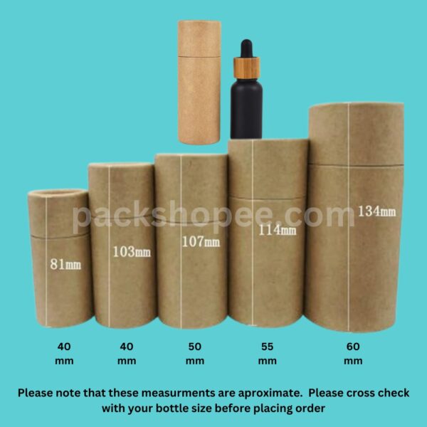 Paper Tube Boxes (Cylindrical Boxes) - PLAIN - Image 3