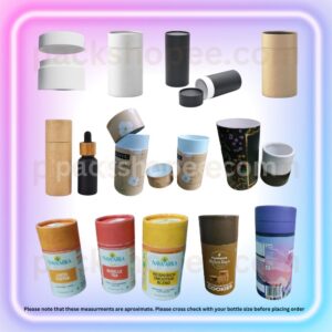Paper Tube Boxes (Cylindrical Boxes) - CUSTOM PRINTED