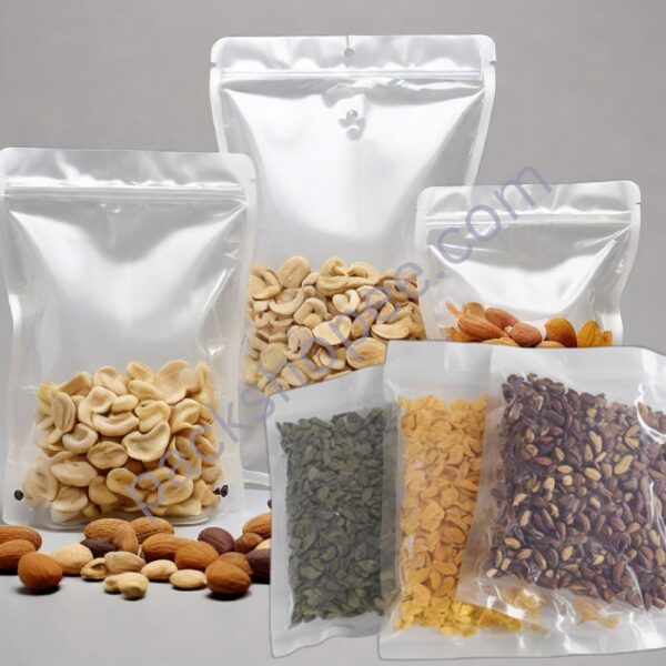 Vacuum Three Side Seal Pouches - Transparent - Image 2