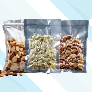 Vacuum Three Side Seal Pouches - Transparent