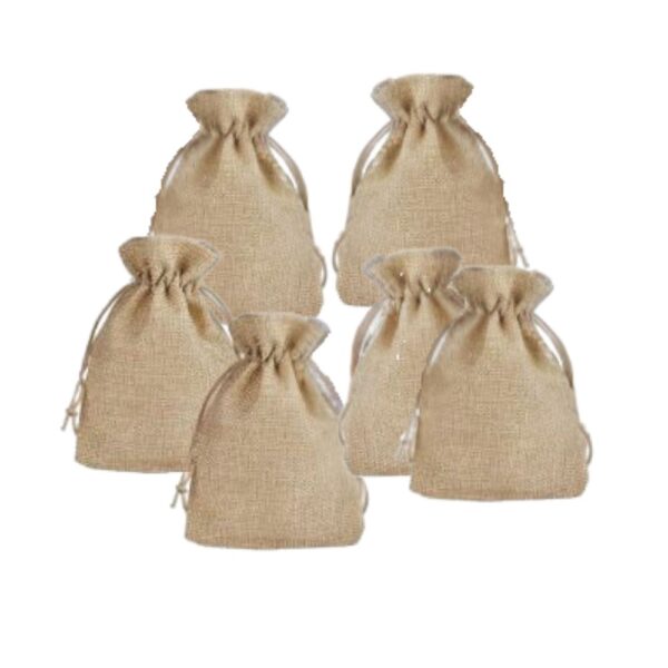 JUTE POTLI BAGS -  WITH PRINTING - Image 2