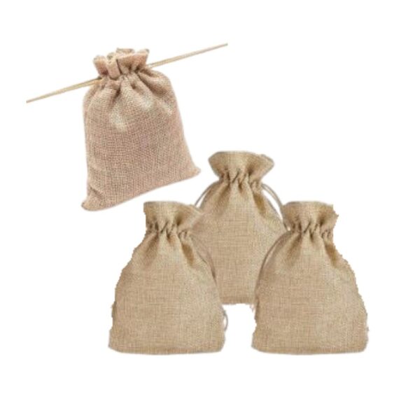 JUTE POTLI BAGS -  WITH PRINTING - Image 4